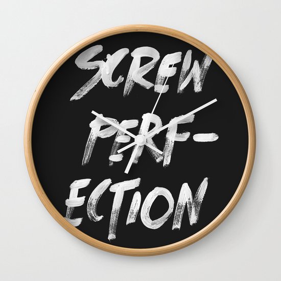 Perfection Wall Clock
