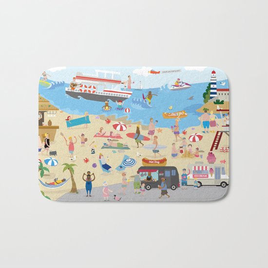Beach Bath Mat