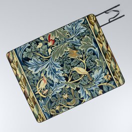 William Morris "Birds and Acanthus" Picnic Blanket