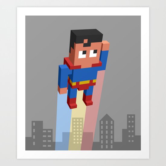 Superkid Art Print