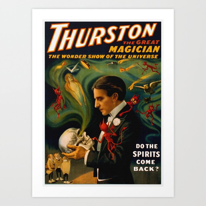 Thurston The Great Magician - Spirits Art Print