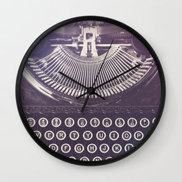 Typewriter Wall Clock