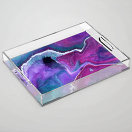 Purple Galaxy 1 Acrylic Tray