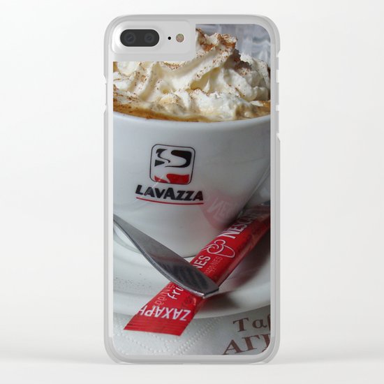 Cup of Joe - Greek Style Clear iPhone Case