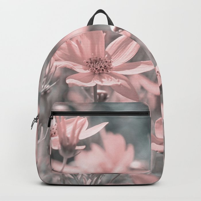 Pink Flowers 0212 Backpack