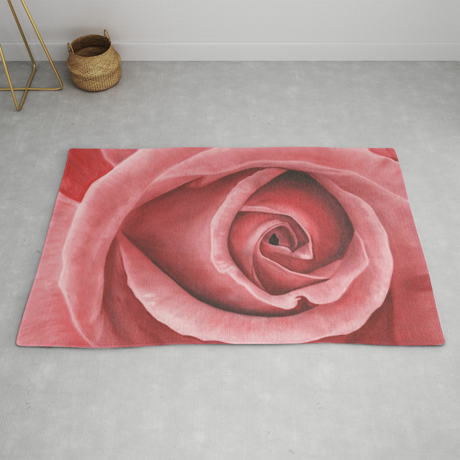Red Rose Rug By Gallery11eleven Society6, Red Rose Rug