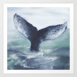 Whale Tale Art Print