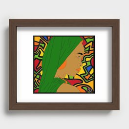 Daughter of the King (Green) Recessed Framed Print