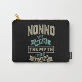 Nonno The Myth The Legend Carry-All Pouch | Grandad, Poppie, Pawpaw, Grandfather, Opa, Papa, Graphicdesign, Typography, Grandpap, Grampa 