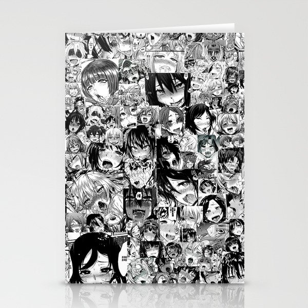 Ahegao Hentai Faces Stationery Cards Ahegao Hentai Faces Stationery Cards