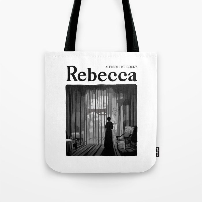 Rebecca by Alfred Hitchcock Illustration Tote Bag