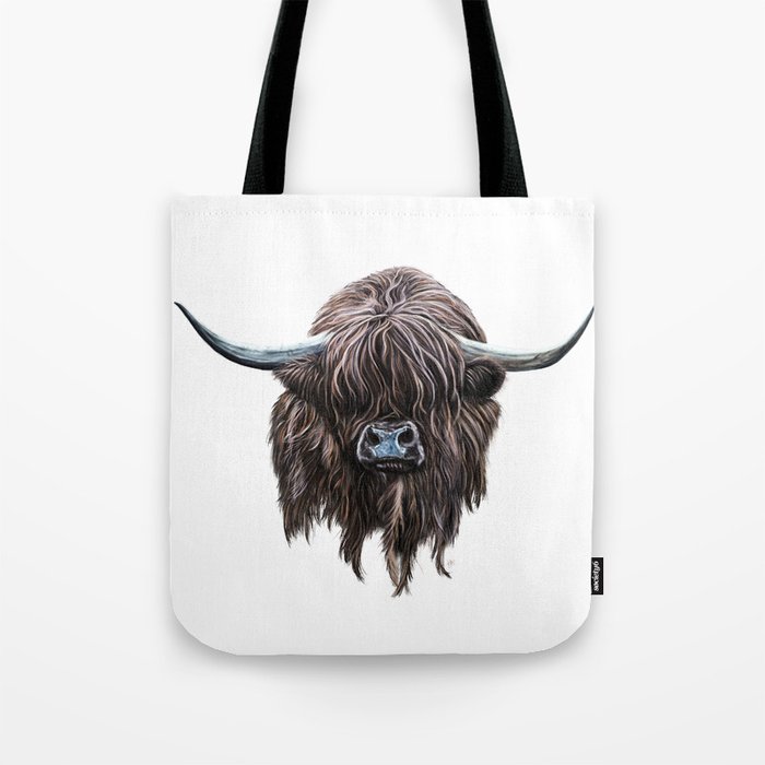 Scottish Highland Cow Tote Bag By Brodyquixote Society6 Scottish Highland Cow Tote Bag