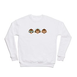 Three Monkeys Crewneck Sweatshirt