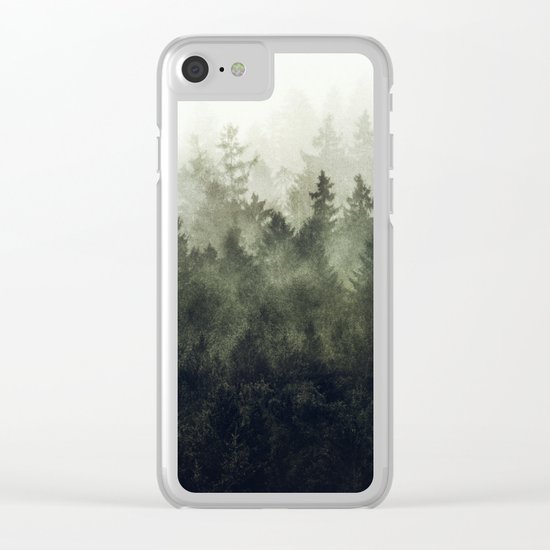 The Heart Of My Heart // Green Mountain Edit Clear iPhone Case