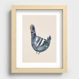 Pigeon 2 Recessed Framed Print