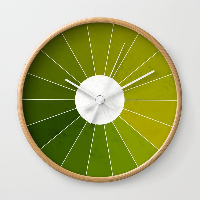 Scale of Green Wall Clock