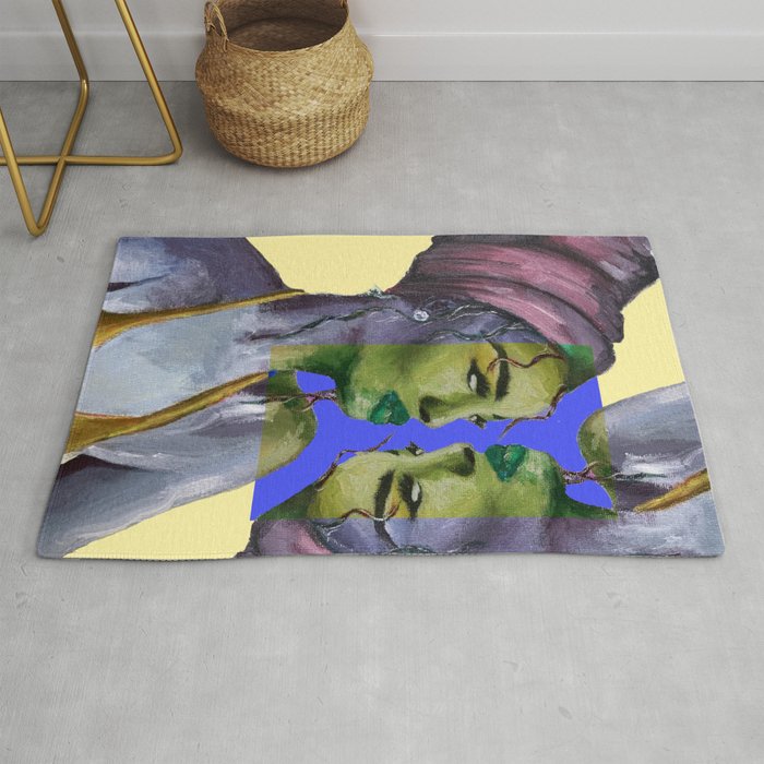 Headwrap Girl Rug