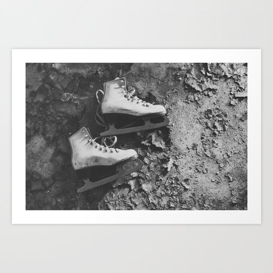 Forgotten Skates Art Print