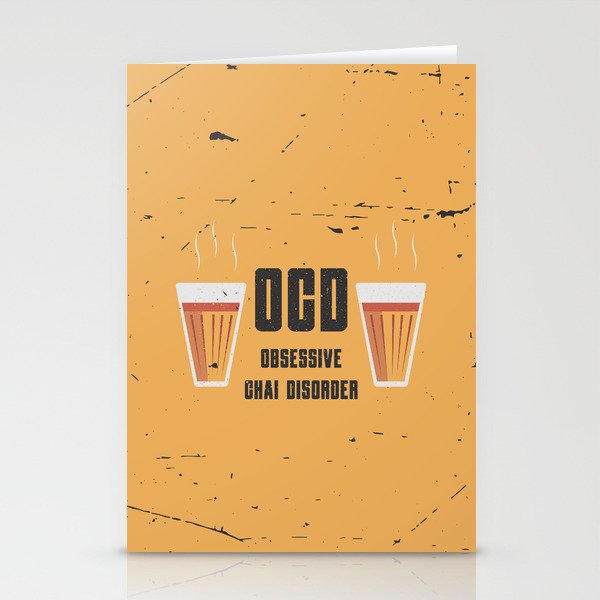 Funny Chai Disorder Stationery Cards