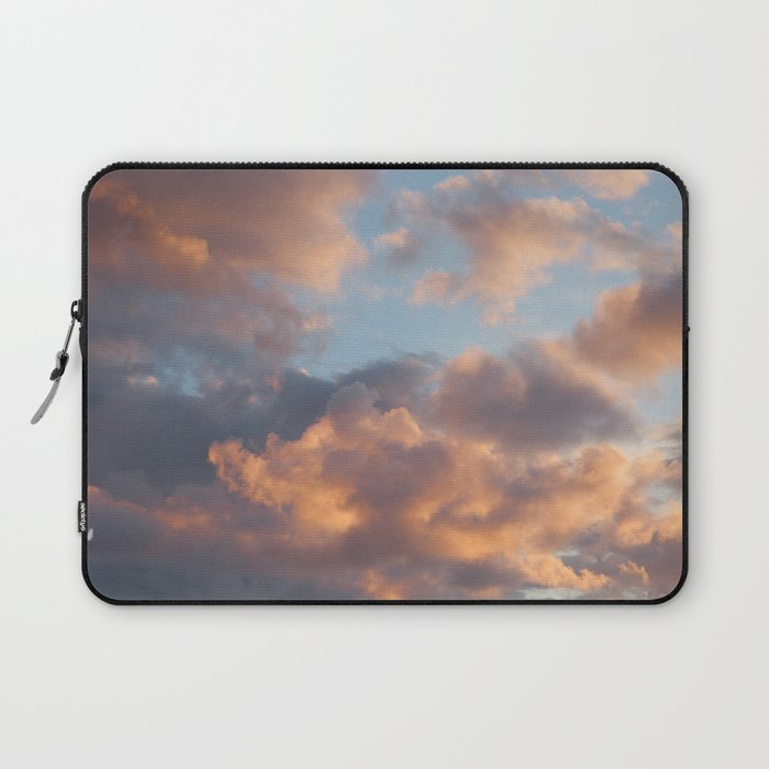 Peach Clouds Laptop Sleeve