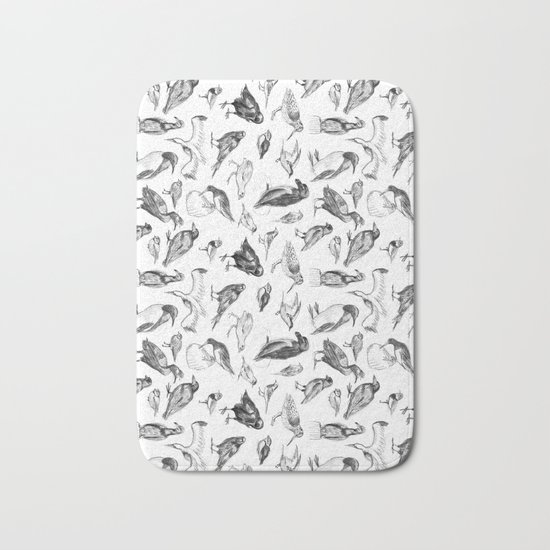 Manx Fauna - (British) Birds Bath Mat