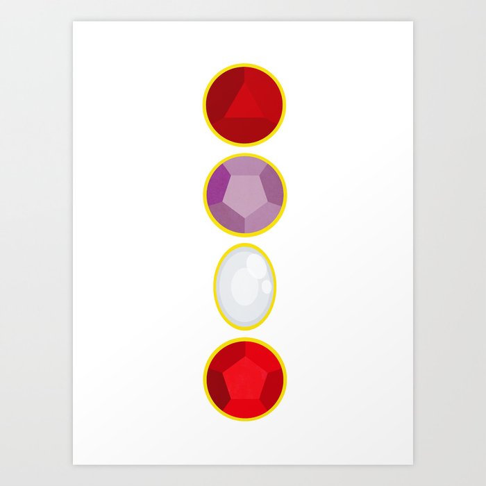 We Are The Crystal Gems Art Print