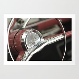 Bel Air - Classic Art Print | Cardetails, Digital, Chrome, Vintage, Chevy, Classic, Color, Autos, Photo, Car 