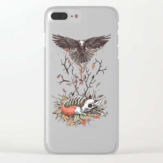 Eternal Sleep Clear iPhone Case