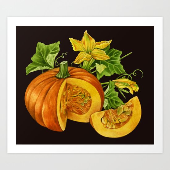 Pumpkin Art Print