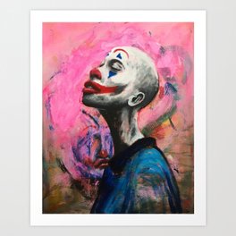 A Clown Reborn Art Print