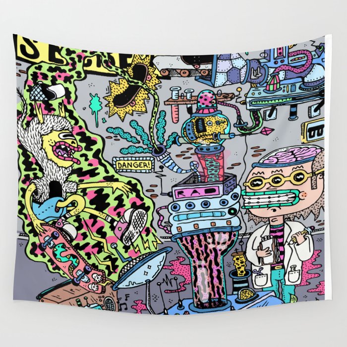 Skateboard tapestry on sale