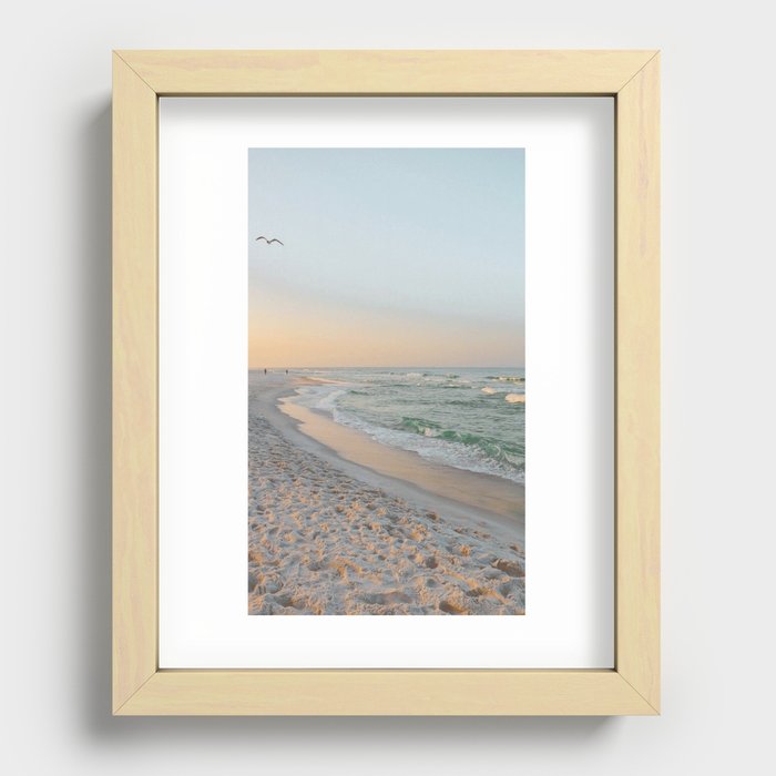 beach Recessed Framed Print