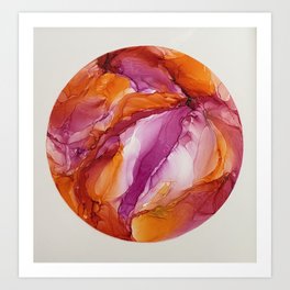 "Tutti Frutti Marble" Art Print