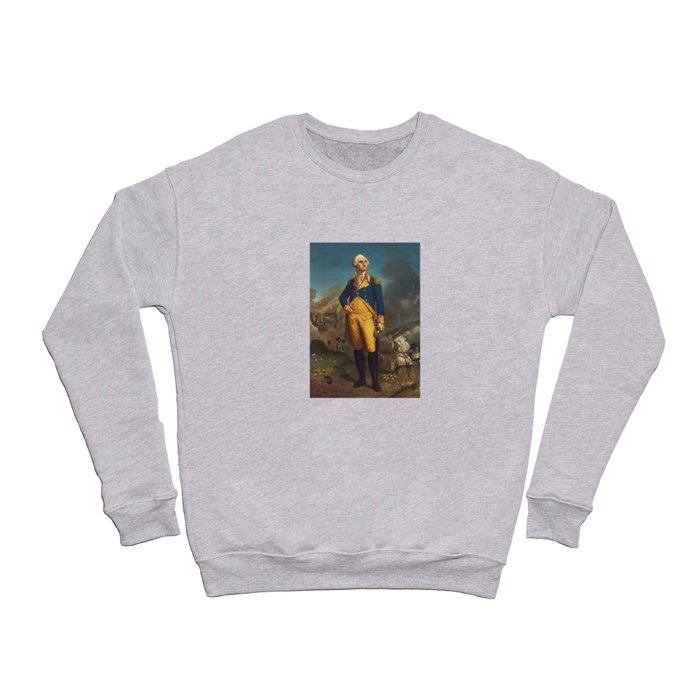 George Washington - Military Portrait Crewneck Sweatshirt