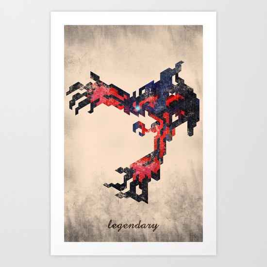 I Am Legendary Y- Geometric Art Print