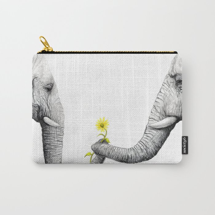 "Up Close You Are More Wrinkly Than I Remembered" Carry-All Pouch