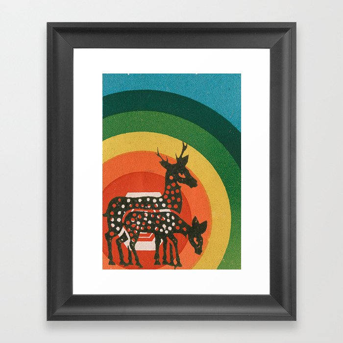 Deer Medicine Framed Art Print