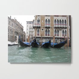 On a Boat Metal Print
