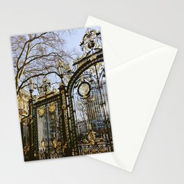 Park de la Tête d'Or gates, Lyon, France Stationery Card