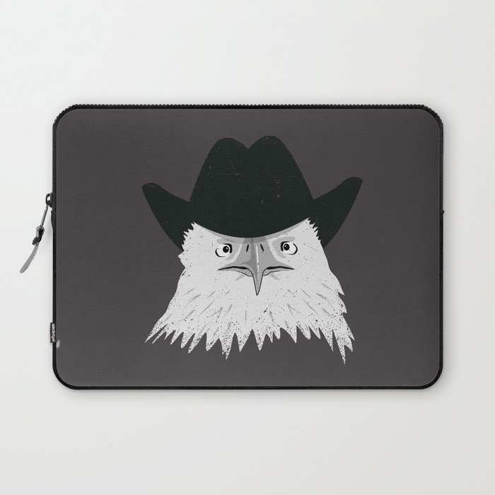Eagle Cowboy Hipster Laptop Sleeve