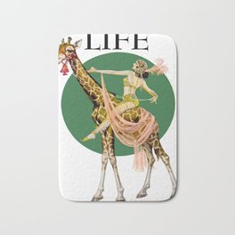 LIFE Vintage 1921 Magazine Advertising  Bath Mat | Giraffe, Digital, Animal, Watercolor, Graphicdesign, Magazines, Feathers, Hats, Pictures, Gowns 