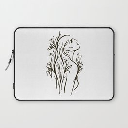 Floral woman Laptop Sleeve