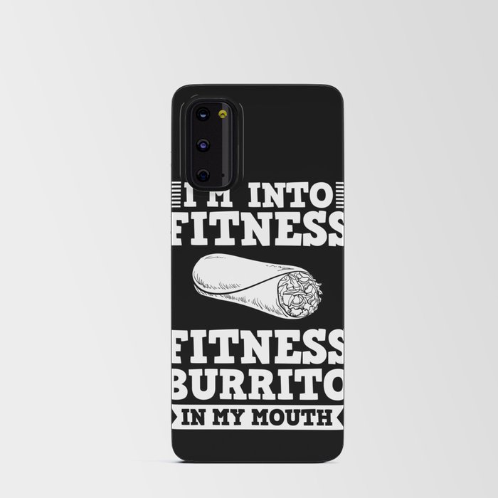 Burrito Tortilla Wrap Breakfast Bowl Vegan Android Card Case