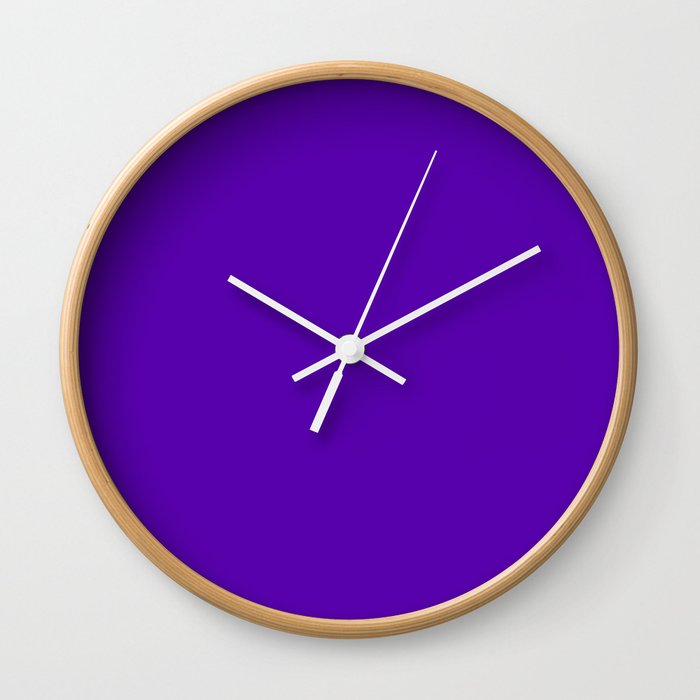 Monochrome purple 85-0-170 Wall Clock