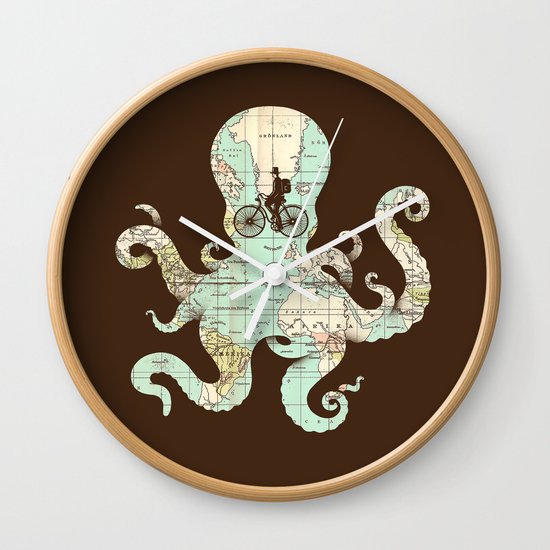 All Around The World Wall Clock