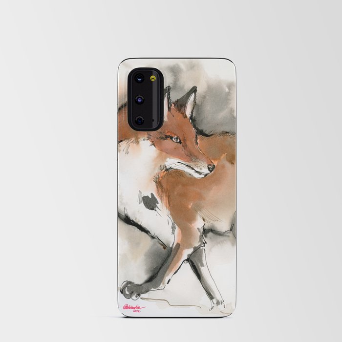 Red Fox Android Card Case
