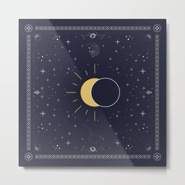 Solar Eclipse 2017 Metal Print | Eclipse, Drawing, Astrology, Vector, Moon, Eclipsesolar, Astronauts, Digital, Meteorites, Eclipse2017 