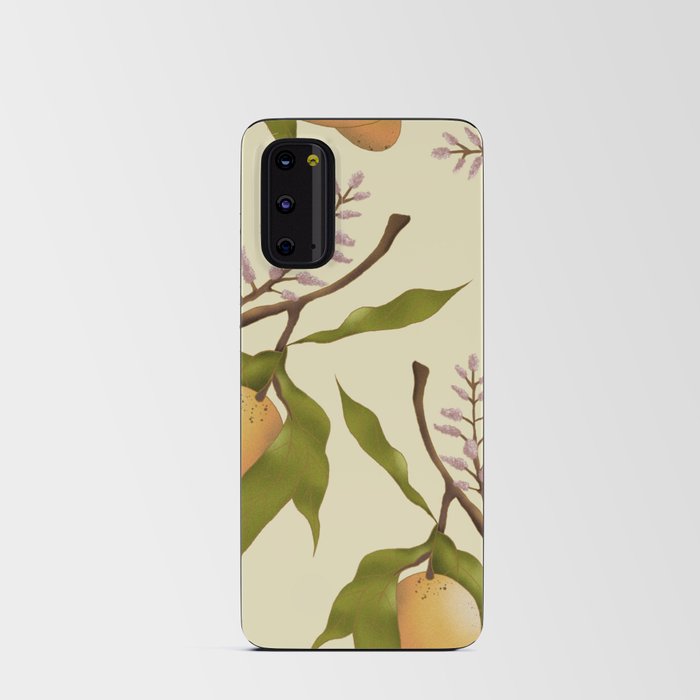 Botany Art Pattern - Mango Android Card Case