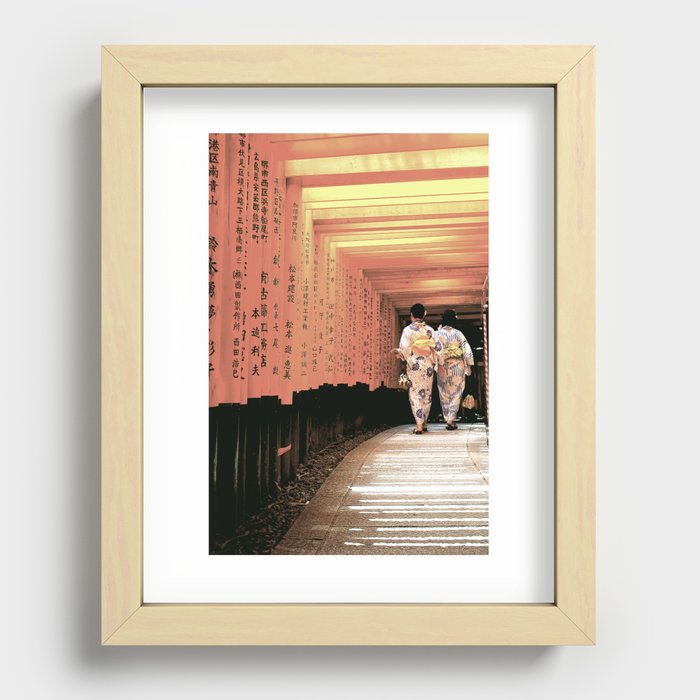 Traditional Japan Recessed Framed Print