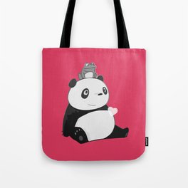 Panda 3 Tote Bag